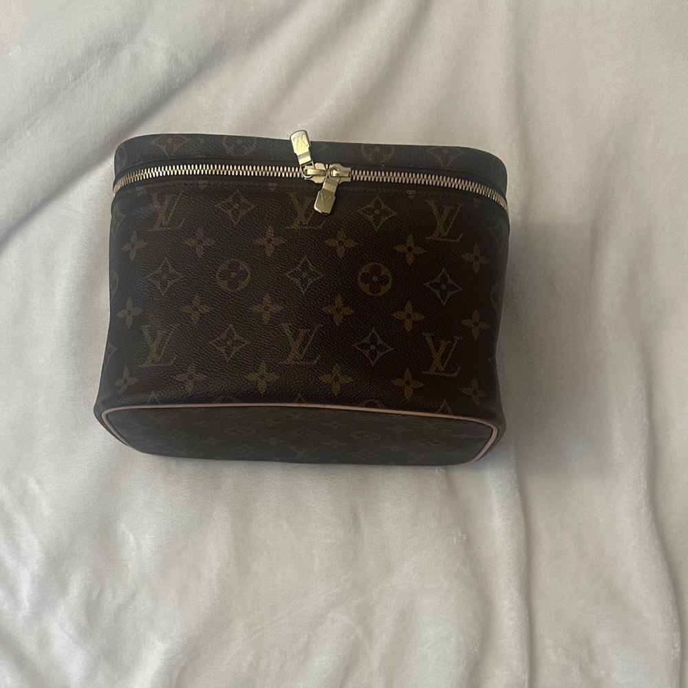 Louis Vuitton Brown Nice BB Vanity Case